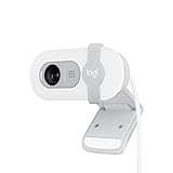 Logitech Brio 100 Full HD-Webcam für Meetings und Streaming, Auto-Lichtausgleich, integriertes...