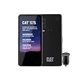 Cat S75 - Robustes, 5G-Smartphone mit Satellitenverbindung (IP68 & IP69K, MIL SPEC 810H, superhelles...