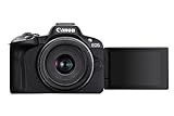 Canon EOS R50 Systemkamera + RF-S 18-45 is STM Objektiv - Spiegellose Kamera (Digitalkamera mit...
