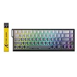 ATTACK SHARK X68 HE 8000Hz Rapid Trigger-Tastatur, 0,01mm RT-Genauigkeit, Kabelgebundene RGB 60%...
