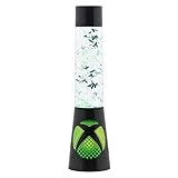 XBOX Glitzer Flüssigkeitsfluss-Lampe mit schwebenden Controller-Icons - Offiziell lizenziertes...