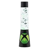 Paladone Xbox Glitter Lavalampe, Flow Lamp Mood Lighting, Mehrfarbig, 33 cm