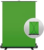 Elgato Green Screen - Ausfahrbares Chroma-Key-Panel, knitterfreies Material, ultraschneller Aufbau,...