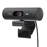 Logitech Brio 500 Full-HD-Webcam mit Auto-Lichtkorrektur, Zeigemodus, Doppelmikrofon +...