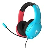 Turtle Beach Airlite Fit Neon Blau und Rot Wired Gaming Headset Offiziell Lizenziert für Nintendo...