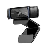 Logitech C920 HD PRO Webcam, Full-HD 1080p, 78° Sichtfeld, Autofokus, Klarer Stereo-Sound,...