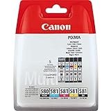 Canon Druckertinte - Pigment- und Farbstofftinte Multipack Druckertinte für PIXMA...