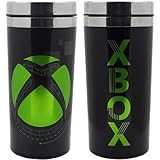 XBOX Reisebecher - Offiziell lizenziertes Getränkeflasche, hält Getränke heiß & kalt,...