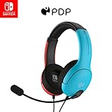 PDP Gaming LVL40 Stereo Kopfhörer mit Mic für Nintendo Switch - PC, iPad, Mac, Laptop Compatible -...