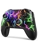 VOYEE Switch Controllers kompatibel mit Switch/Lite/OLED/Windows, 1000mAh Programmierbar RGB Blitz...