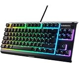 SteelSeries Apex 3 TKL - RGB Gaming-Tastatur - Kompakter Tenkeyless-Formfaktor -...