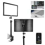 NEEWER GL1 PRO 15,5' LED Streaming Key Light, Klemmbare Tisch Panel Videolicht für Gaming Aufnahmen...