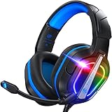 Fachixy [2023 New] FC200 Gaming Headset für PS4/PS5/PC/Xbox/Nintendo Switch, PS4 Kopfhörer mit...