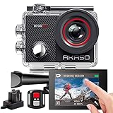 AKASO Action Cam 4K 20MP WiFi 40M Unterwasserkamera Wasserdicht Ultra HD Touchscreen Einstellbar...