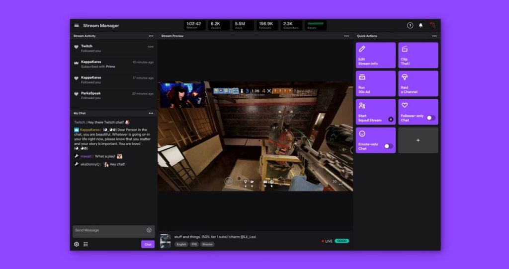 Twitch: Neues Creator Dashboard Vorgestellt